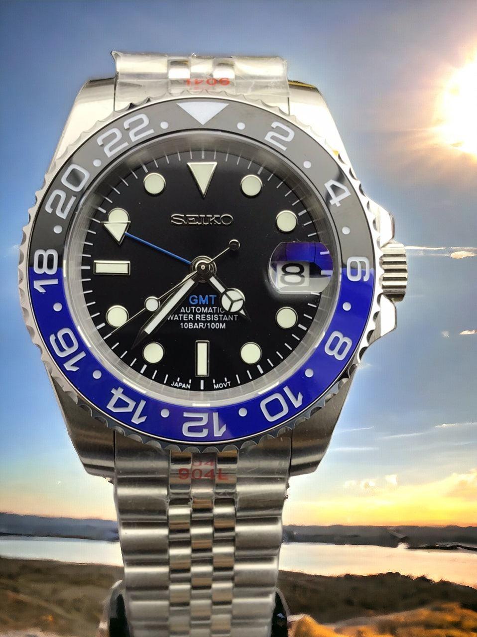 Seiko Batman GMT Edelmanwatches seiko-batman-gmt-edelmanwatches