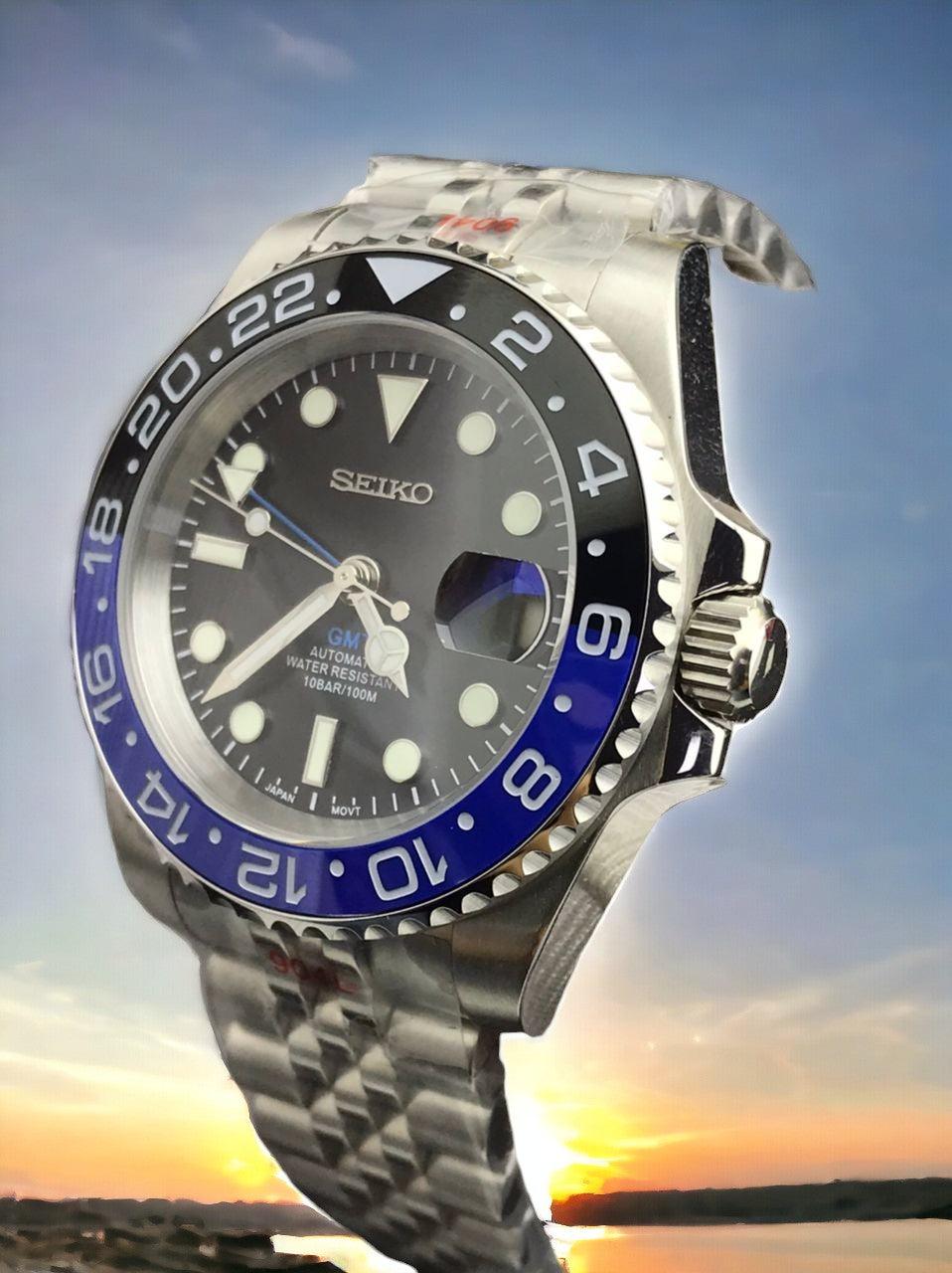 Seiko Batman GMT Edelmanwatches seiko-batman-gmt-edelmanwatches