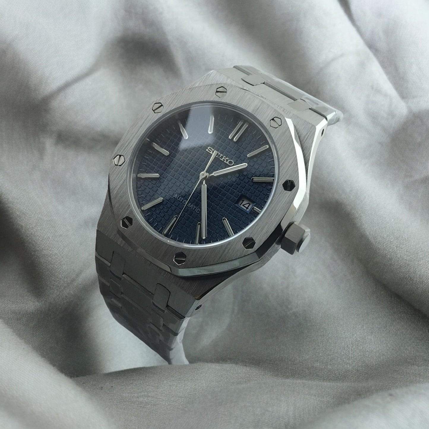 Seiko Royal Oak Dunkelblau